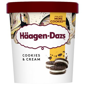 Häagen-Dazs Cookies & Cream Ice Cream - 460ml