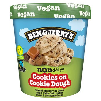 Ben & Jerry's Non-Dairy Cookies on Cookie Dough - 465ml