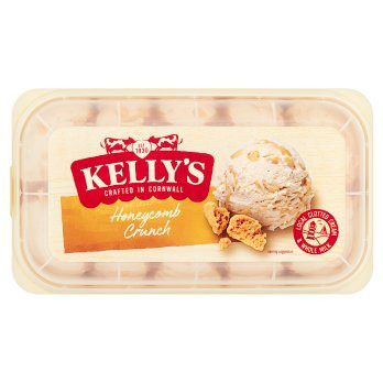 Kelly's Cornish Honeycomb Crunch Ice Cream - 950ml
