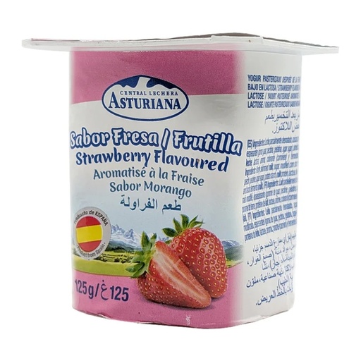 Asturiana Yoghurt Strawberry - 125g