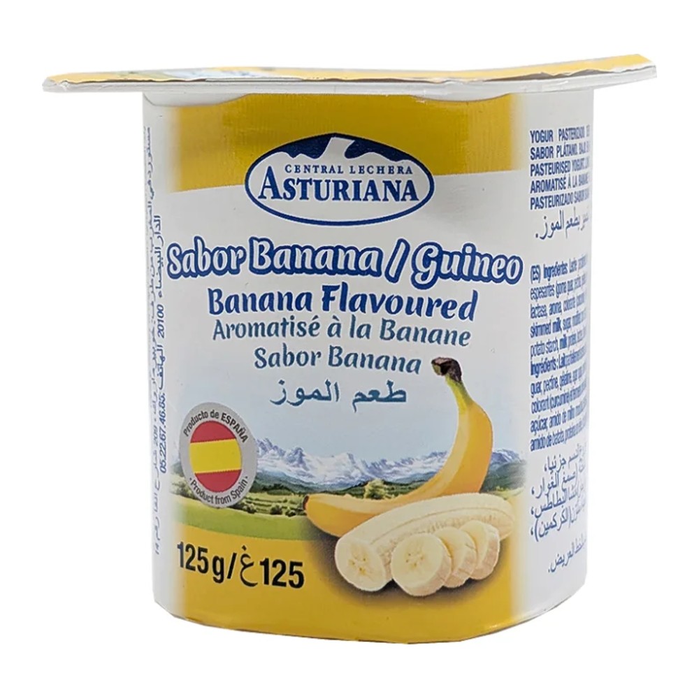 Asturiana Yoghurt Banana - 125g
