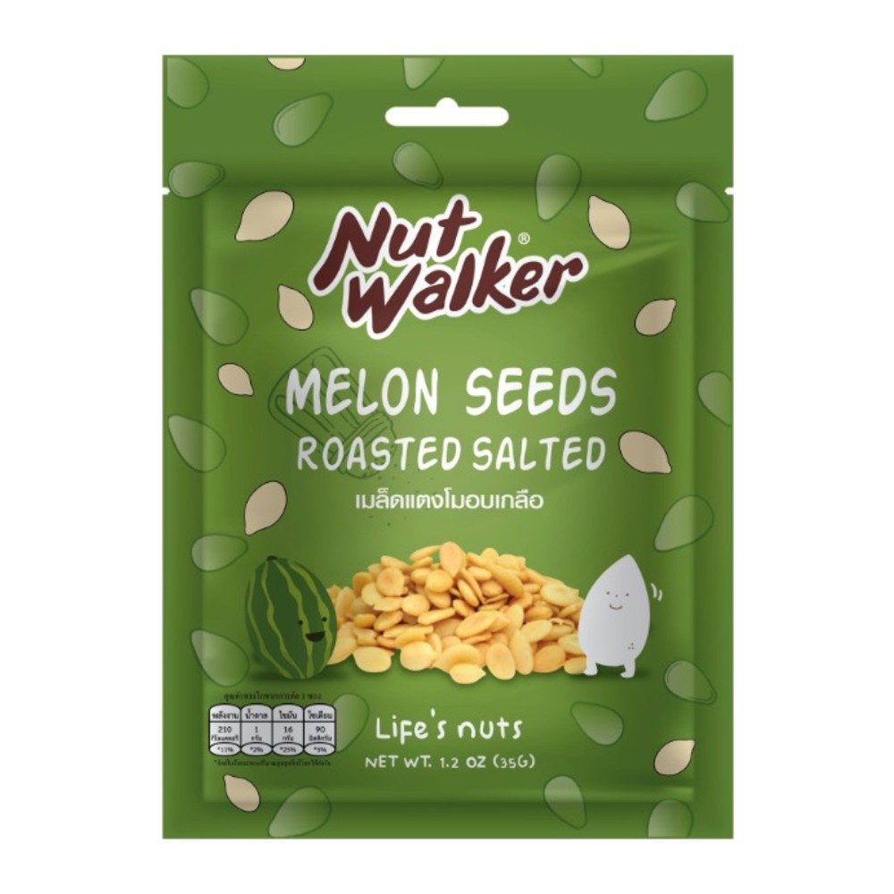 Nut Walker Roasted Salted Melon Seeds - 35g