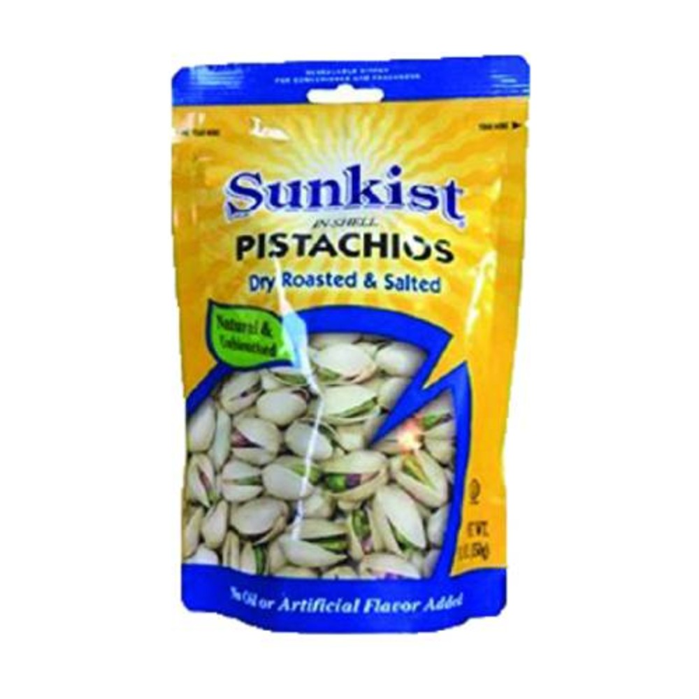 Sunkist Dry Roasted & Salted Pistachios In-Shell - 150g
