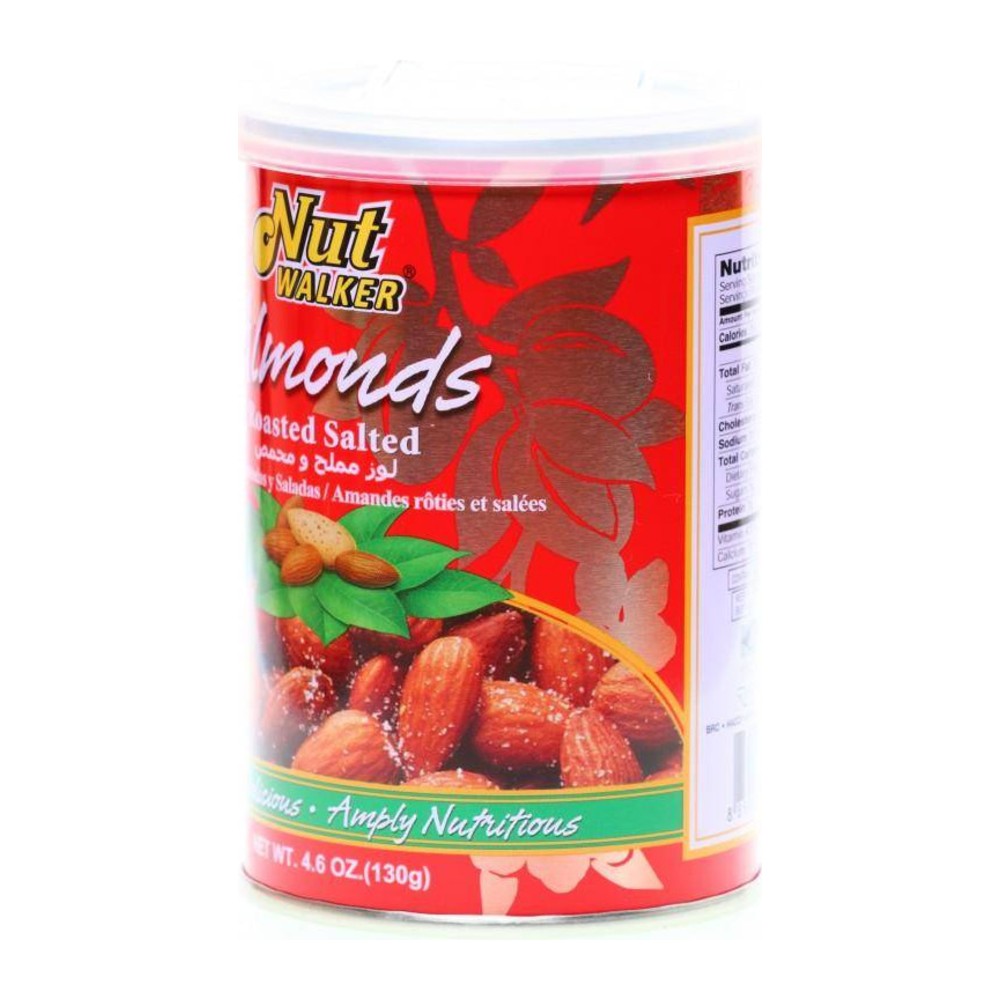 Nut Walker Roasted Salted Almonds Tin - 130g