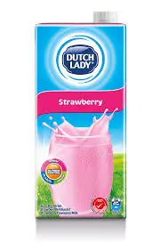 [100007] Dutch Lady Uht Strawberry 1L