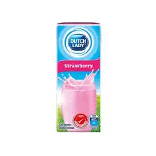 [100013] Dutch Lady UHT Milk Stawberry Flv 200ml