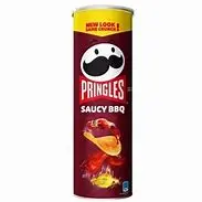 [100092] Pringles Potato Chips Saucy BBQ 134g