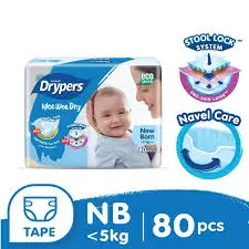 [100245] Drypers Mega (NB) 80's