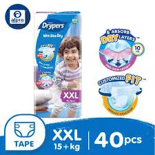 [100248] Drypers Mega (XXL) 40's