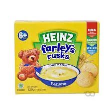 [100281] Heinz Farleys Rusks Banana120g