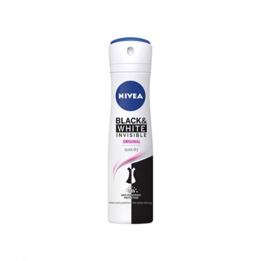 [100323] Nivea Deo Spray Black & White Invisible Clear 150ml