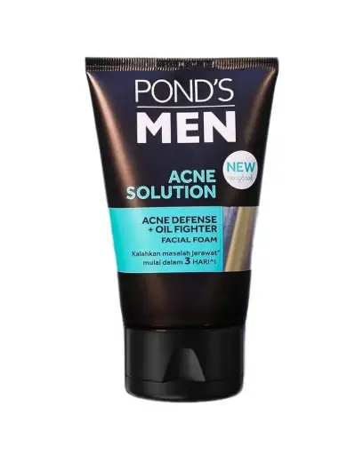 [100484] Ponds Men Face Wash Acne Solution 100g