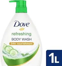 [100494] Dove Body Wash Go Fresh Cucumber 1L