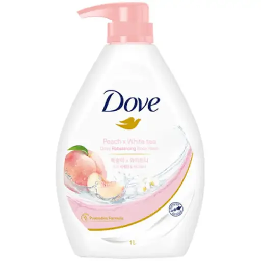 [100501] Dove Body Wash Rebalancing White Peach & White Tea 1000g