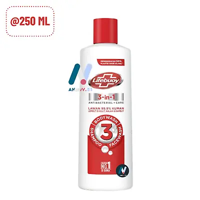 [100645] Lifebuoy Bodywash 3in1 250ML