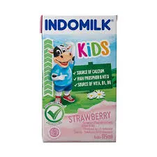 [104650] Indomilk kids strawberry Milk 115ml