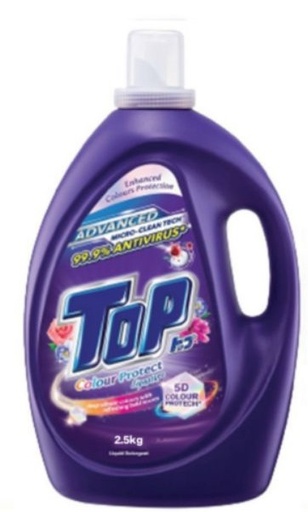 [100837] Top Colour Protect Liquid Detergent( Purple ) 2.5kg