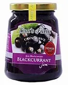 [100869] Lisa's Farm Jam Blackcurrant 240g 