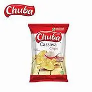 [100880] Chuba Cassava Chips Chilli 140g