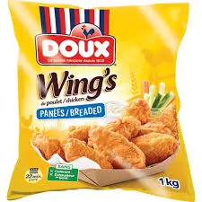 [100908] Doux Chicken Wings Breaded 1kg