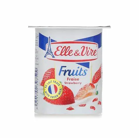 [100956] Elle & Vire Dairy Strawberry 125g