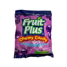 [101057] Fruitplus Chewy Candy Blackcurrant 150g