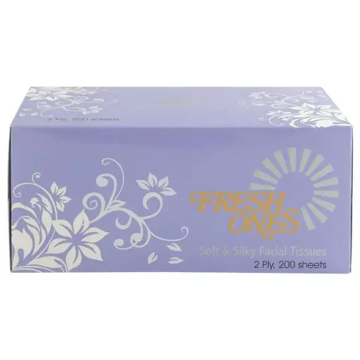 [101105] Fresh Ones  Soft & Silky Facial Tissue 2Ply 200 Sheets