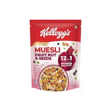 [101152] Kelloggs Muesli Fruit, Nut & Seeds 12 in 1 500g