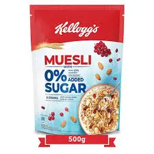 [101153] Kelloggs Muesli 0% Added Sugar 500g
