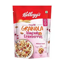 [101156] Kelloggs Crunchy Granola Almonds & Cranberries 460g