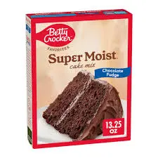 [101200] Betty Crocker Super Moist Cake Mix Chocolate Fudge 375g