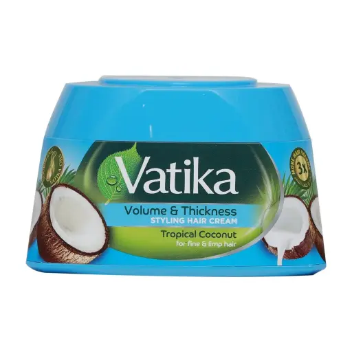 [101284] Vatika Hair Cream Tropical Volume & Thickness 140ml