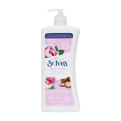 [101318] ST. Ives Smoothing Body Lotion Rose & Argan Oil 621ml