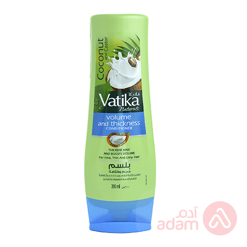 [101339] Vatika Volume & Thickness Conditioner Coconut 200ml