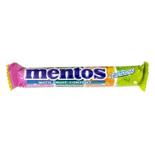 [101412] Mentos with Fruit Content - Rainbow 28.6g