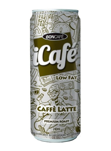 [101446] Boncafe Icafe Cafe Latte Can 240ml