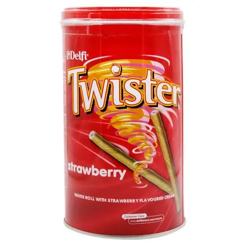 [101451] Delfi Twister Strawberry Tin 320g