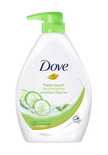 [101484] Dove Body Wash Fresh Touch - Cucumber & Green Tea 1ltr