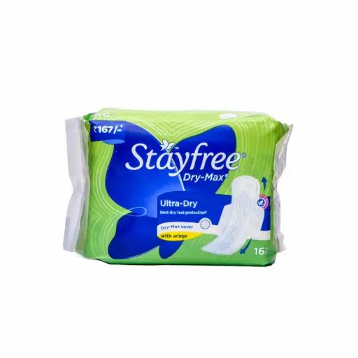 [101596] Stayfree Drymax Ultra Dry with Wings 16 Pads