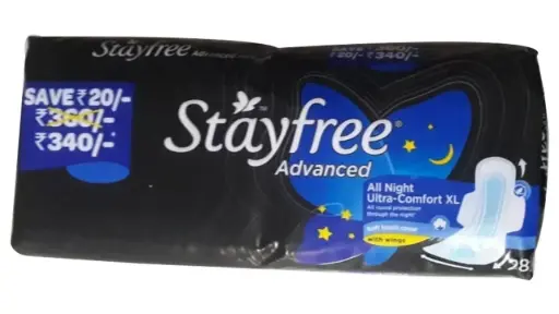 [101599] Stayfree Advanced All Nights Ultra-Comfort XL 28 pads