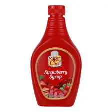 [101636] Super Chef Strawberry Syrup 22oz