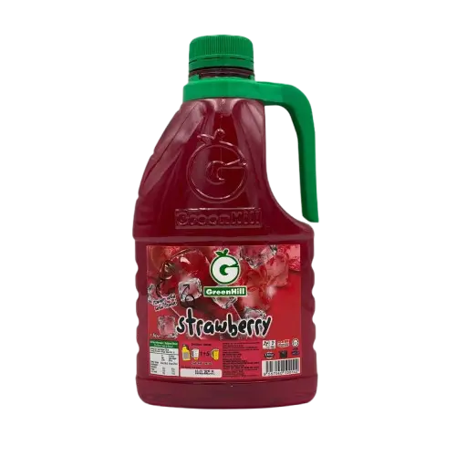 [101681] Greenhill Fruit Cordial Strawberry 1ltr