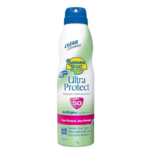 [101760] Banana Boat Sunscreen Lotion Spray Ultra Protect SPF50  170G