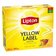 [101804] Lipton Yellow Label 100 Tea Bags 200g
