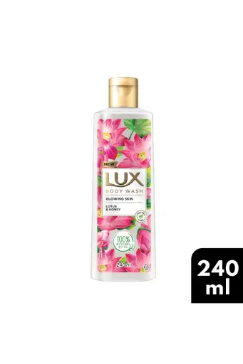[101810] Lux Bodywash Glowing Skin - Lotus & Honey 240ML