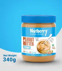 [102102] Nutberry Peanut Butter Crunchy 340g