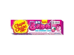 [102125] Chupa Chups Big Babol Strawberry 20g