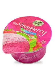 [104653] Elephant House Ice Cream Strawberry  80 Ml Cup