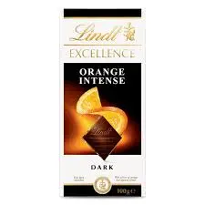 [102236] Lindt Excellence Orange Intense Dark Chocolate 100g