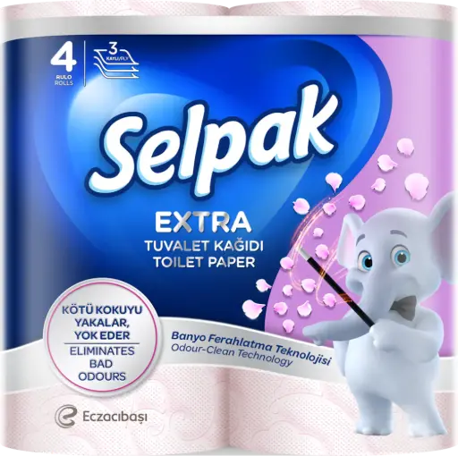 [102442] Selpak Toilet paper Super Soft 3ply 4 Roll